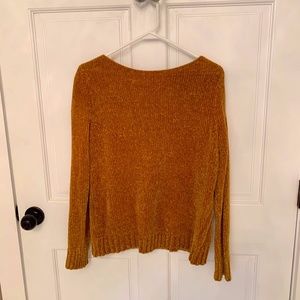 Golden Chenille Sweater